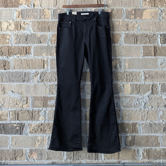 NWT Levi's 726 Flare Leg Jeans Black Size 33 - Picture 12 of 12